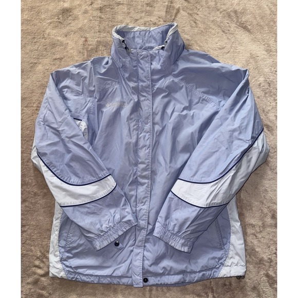 Columbia Jackets & Blazers - Columbia Core Interchange Women's Blue Coat Jacket 2 in 1 Size‎ XL
